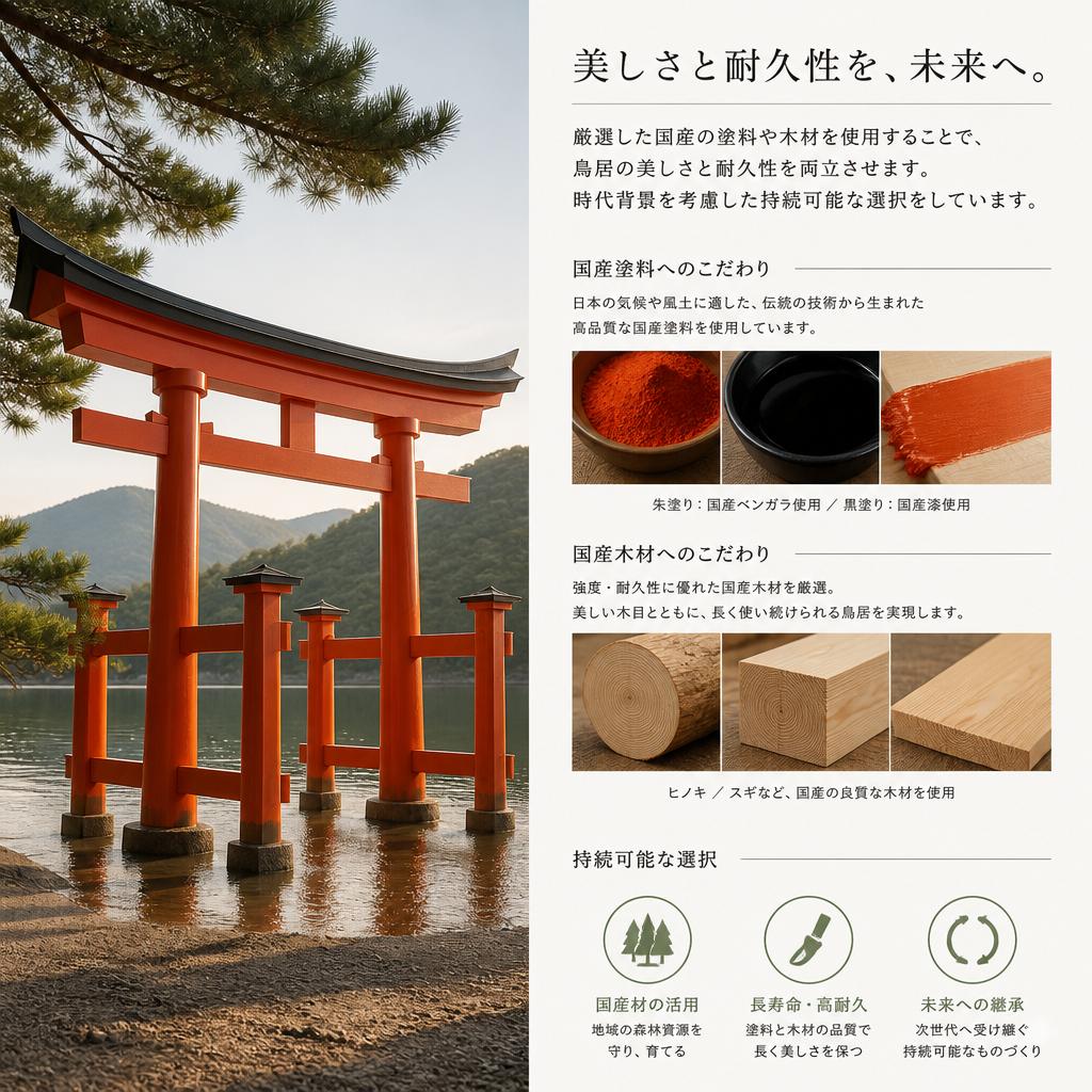 使用する素材のこだわり