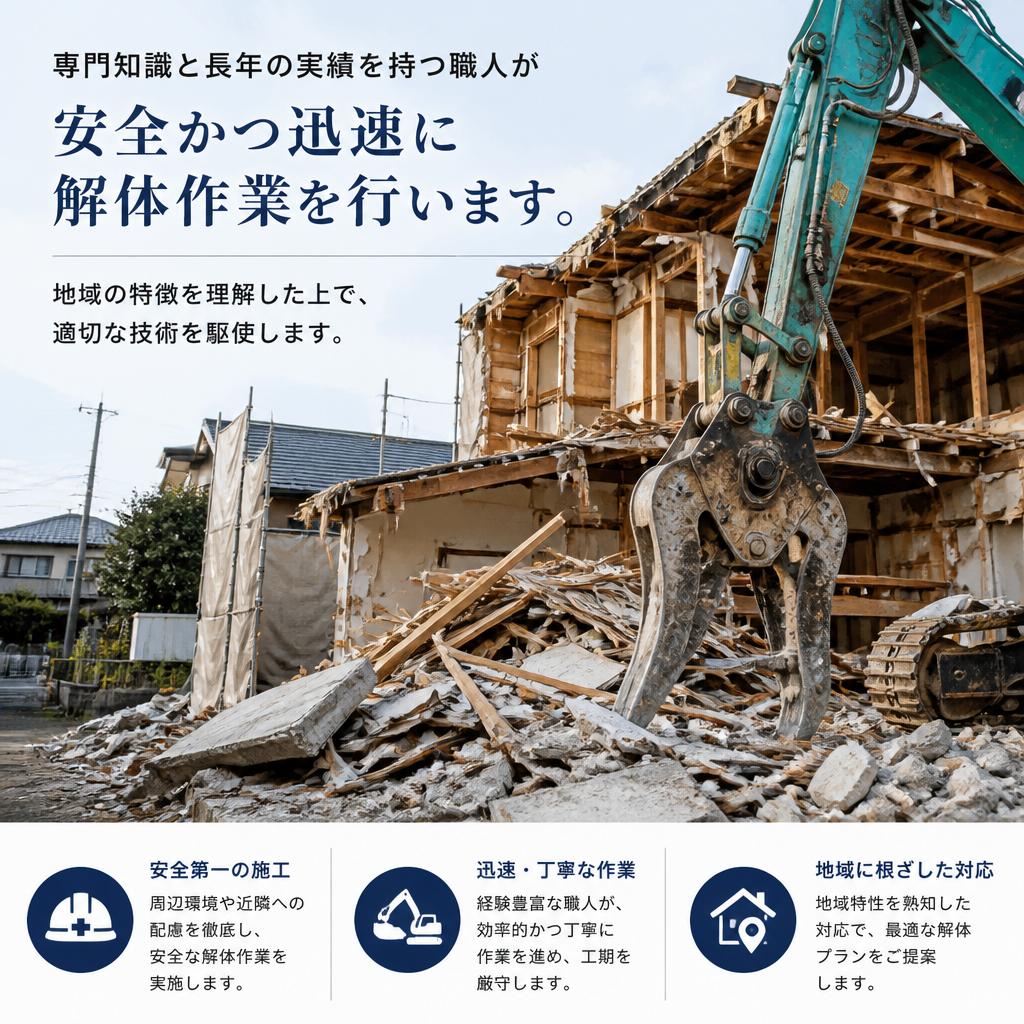2. 経験豊富な職人が対応
