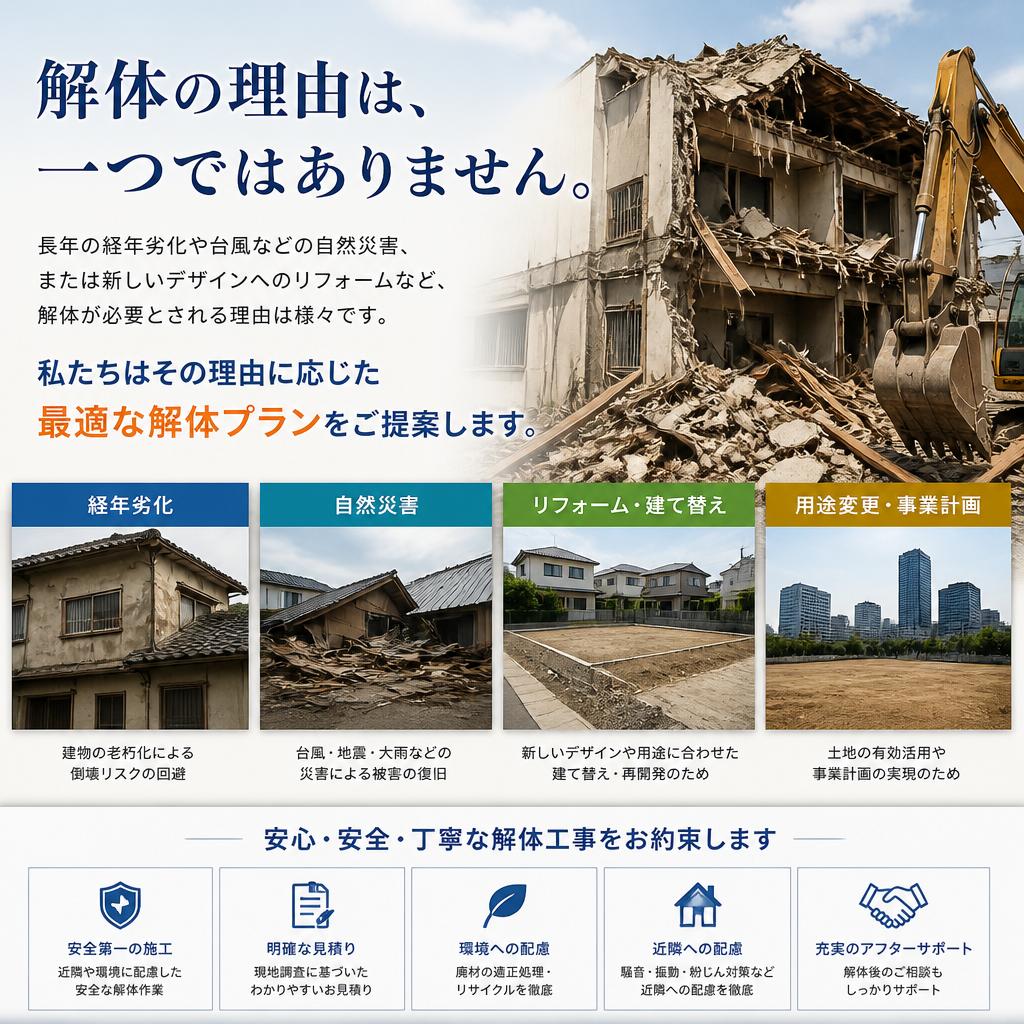 解体が必要な理由