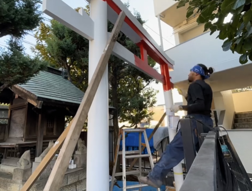 3. 神社移設・鳥居修理の対応
