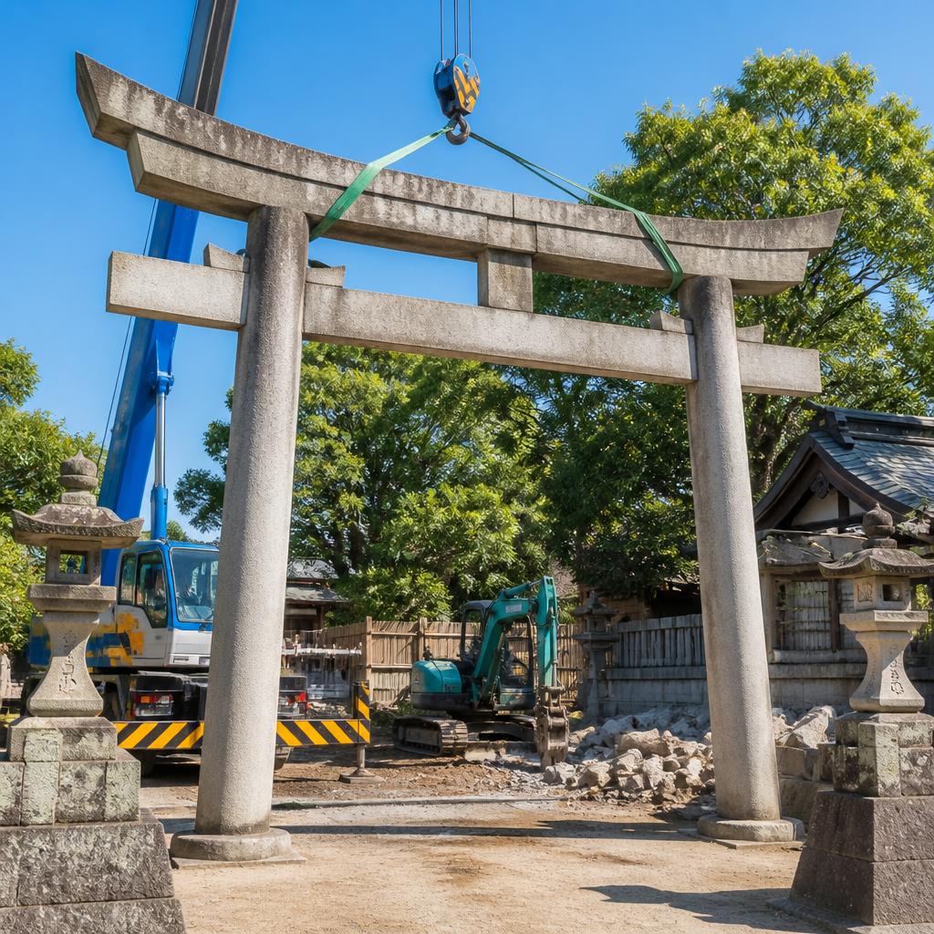 埼玉県の鳥居解体はお任せ！安全・確実な施工でお悩み解決！