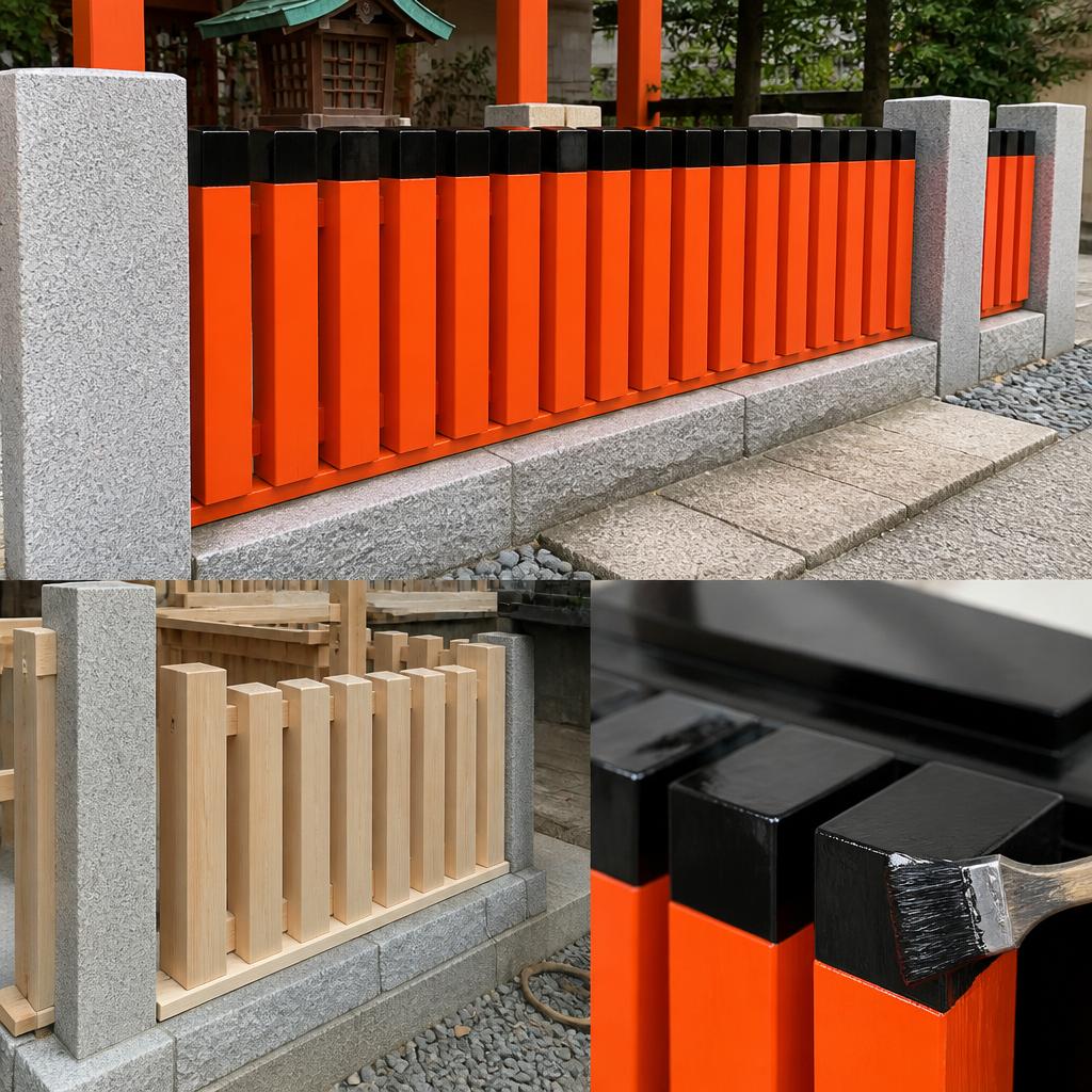 玉垣作の製作や塗装お任せください！